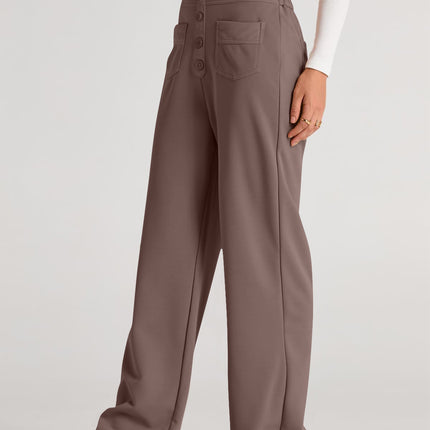 High Waist Wide Leg Pants