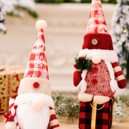 2-Pack Christmas Pointed Hat Gnomes