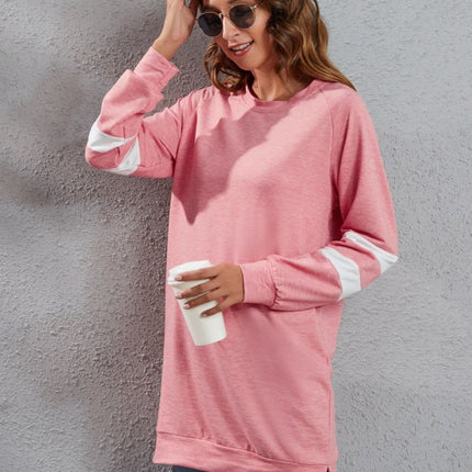 Full Size Striped Round Neck Long Sleeve T-Shirt