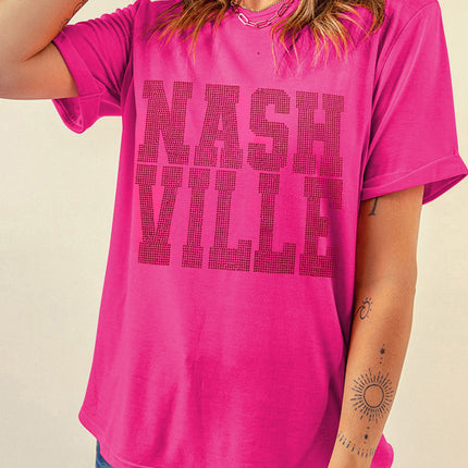 NASHVILLE Round Neck Short Sleeve T-Shirt