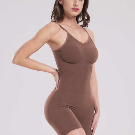 Scoop Neck Spaghetti Strap Active Romper