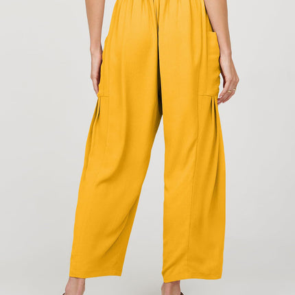 Full Size Wide Leg Pants with Pockets