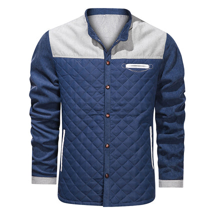 Chaqueta de hombre uniforme abrigo Parka informal ajustado ropa de marca para hombre abrigos de moda