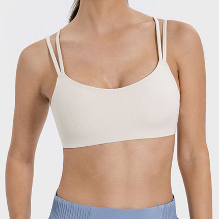 Scoop Neck Double Strap Active Cami