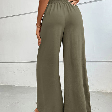 Perfee Wide Leg Pants with Pockets