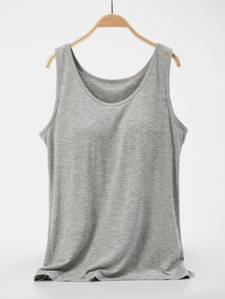 Scoop Neck Wide Strap Tank