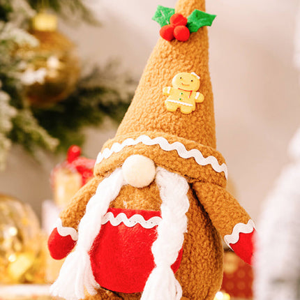 2-Pack Christmas Gingerbread Gnomes