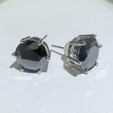 4 Carat  Moissanite 925 Sterling Silver Stud Earrings