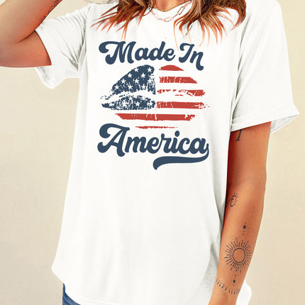 Graphic Round Neck Short Sleeve T-Shirt - Vickie Lynn's