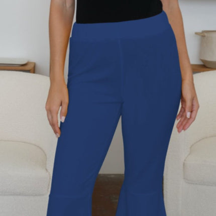 High-Low Bootcut Pants