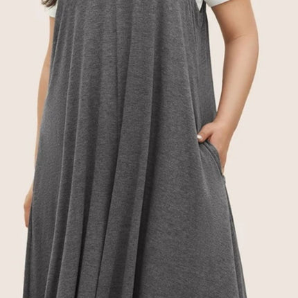 Full Size Pocketed Wide Leg Overalls