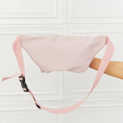 Fame Doing Me Waist Bag in Pink