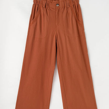 Wide Leg Pants with Pockets