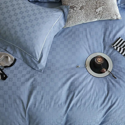New 1000TC Egyptian Cotton Bedding Sets Luxury Jacquard Duvet Cover Flat sheet Pillowcase
