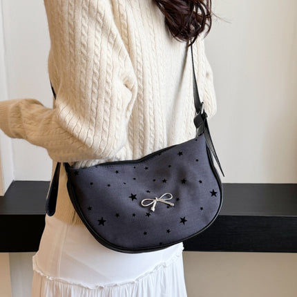 Polyester Printed Adjustable Strap Crossbody Bag