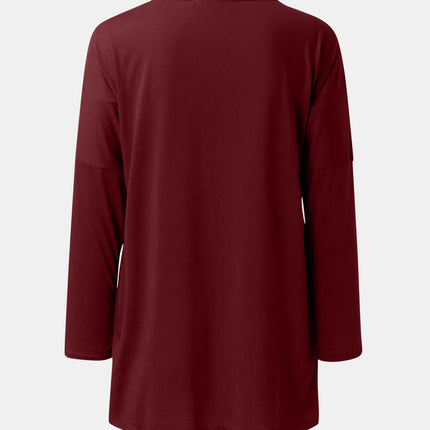 Full Size Round Neck Long Sleeve T-Shirt