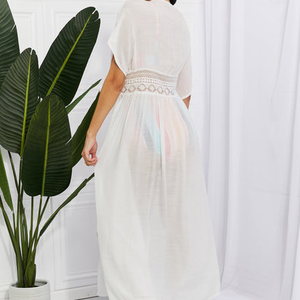 Marina West Swim Sun Goddess Tied Maxi Cover-Up