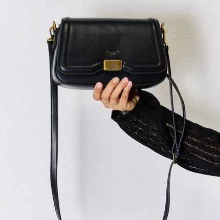 David Jones PU Leather Crossbody Bag