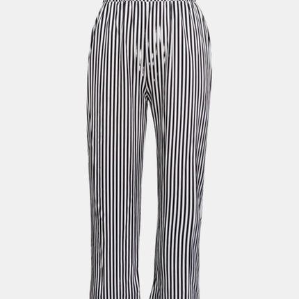 Striped Pants with Pockets