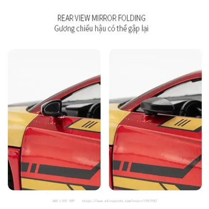 MINI AUTO 1:24 Simulation AUDI R8 IRON Alloy Sport Cars Toy Diecasts Vehicles Metal Model Car Decoration For Kids Gift Boy Toy