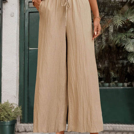 Frill Wide Leg Pants