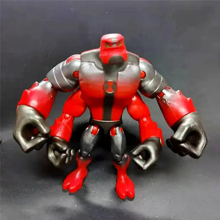 Genuine Ben Tennyson 10 Anime Figure Doll Monster Figure Toys Ben10 Omnitrix Table Ornaments Gifts for Children