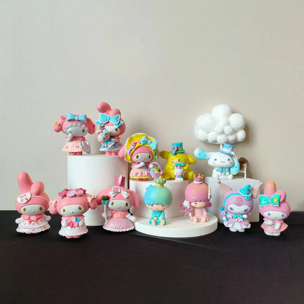My Melody Anime Figure Sanrio Kawaii Toys Cartoon Collection Japanese Kawaii Cute Gifts Decoration Christmas Gifts for Children - Vickie Lynn's