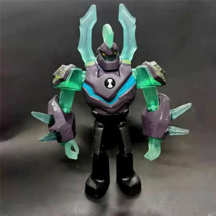 Genuine Ben Tennyson 10 Anime Figure Doll Monster Figure Toys Ben10 Omnitrix Table Ornaments Gifts for Children