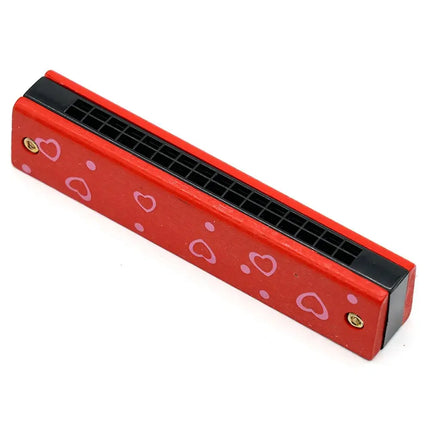 16 Holes Cute Harmonica Musical instrument Montessori Educational Toys Cartoon Pattern Kids Wind Instrument Children Gift Kids