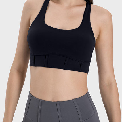 Square Neck Wide Strap Active Tank