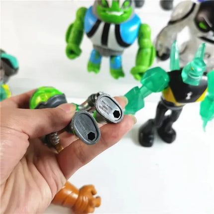 Genuine Ben Tennyson 10 Anime Figure Doll Monster Figure Toys Ben10 Omnitrix Table Ornaments Gifts for Children