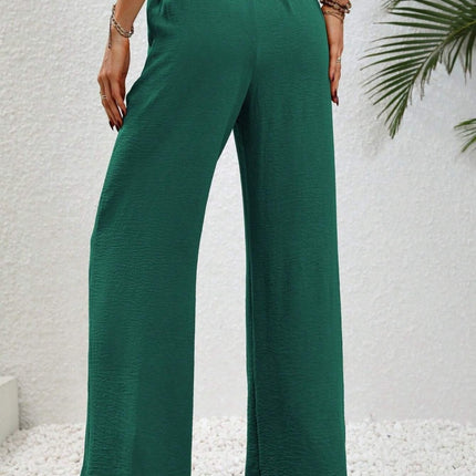 Wide Leg Drawstring Pants