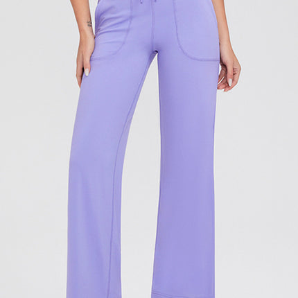 Basic Bae Full Size Drawstring High Waist Pants with Pockets