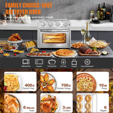 Geek Chef Air Fryer Toaster Oven Combo