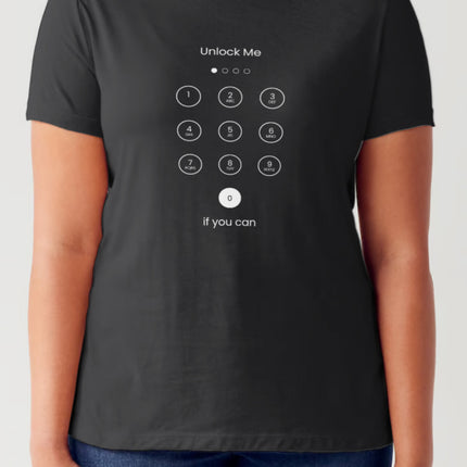 Simply Love Full Size Phone Unlock Page Graphic Short Sleeve Tubular T-Shirt