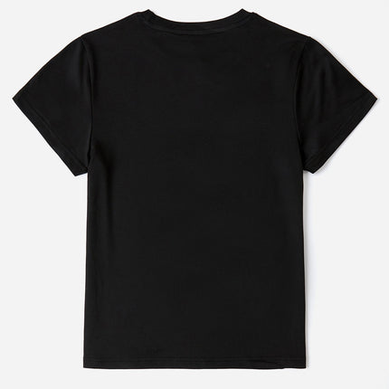 Letter Round Neck Short Sleeve T-Shirt