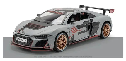 MINI AUTO 1:24 Simulation AUDI R8 IRON Alloy Sport Cars Toy Diecasts Vehicles Metal Model Car Decoration For Kids Gift Boy Toy