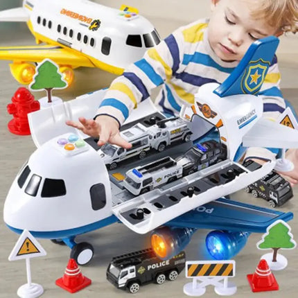 Large Early Education Aircraft Toys Passenger Plane Aircraft Toy DIY Car Toy Aircraft Kids Airplane Toy for Children's Day Gift