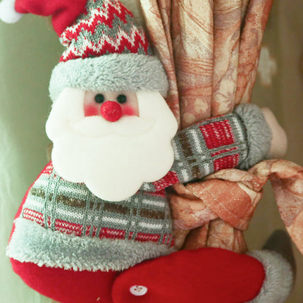 3-Pack Christmas Santa Curtain Tieback