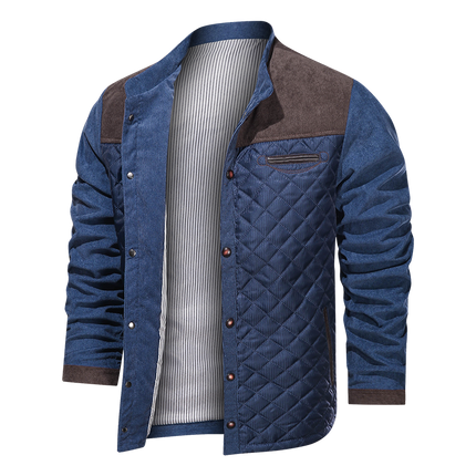 Chaqueta de hombre uniforme abrigo Parka informal ajustado ropa de marca para hombre abrigos de moda