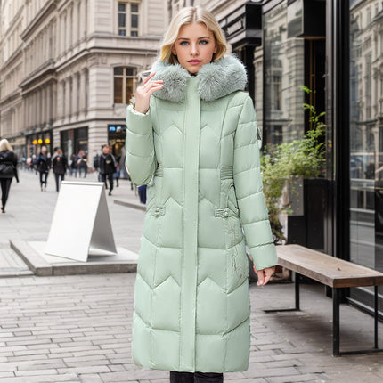 Thickened Large Wool Collar Cotton Jacket