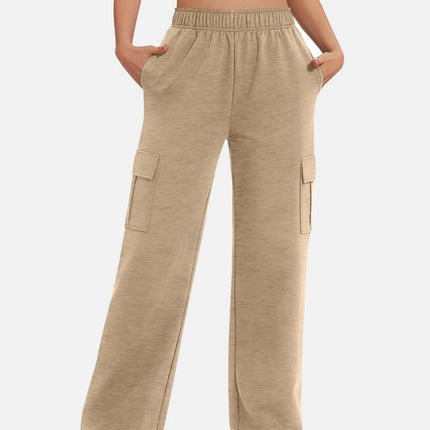 Pocketed High Waist Pants