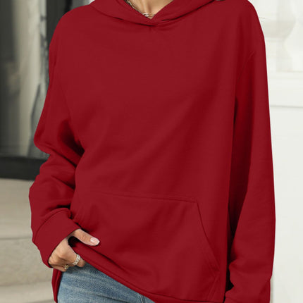 Pocketed Long Sleeve Hoodie