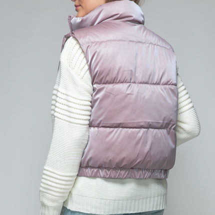 Snobbish Fine Fur Lining Quilted Vest