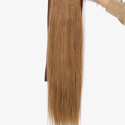 24" 130g Ponytail Long Lasting Human Hair