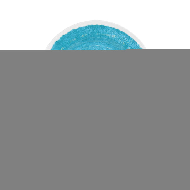 Elama Telly 12 Piece Melamine Dinnerware Set in Teal