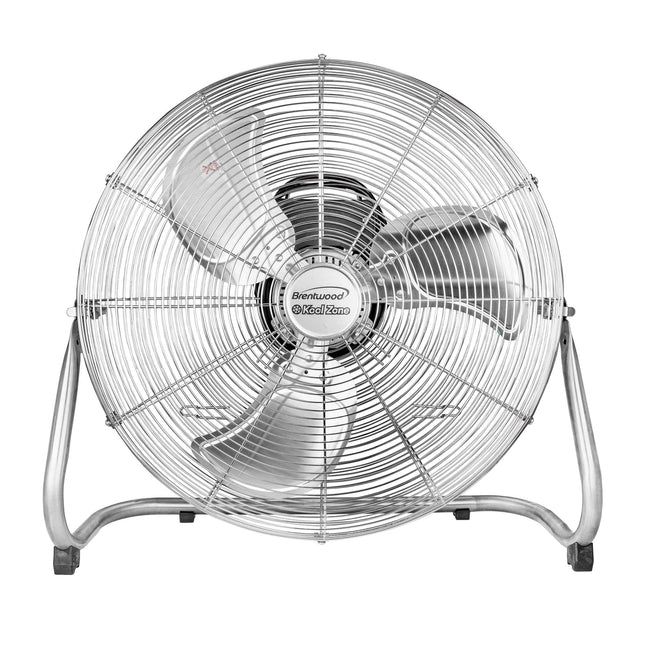 Brentwood Kool Zone 20 Inch Chrome Floor Fan