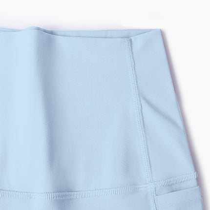 Pocketed High Waist Active Shorts