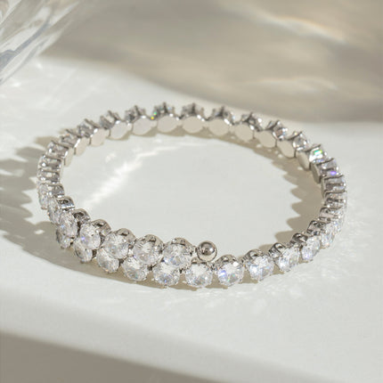 Stainless Steel Inland Zircon Bracelet