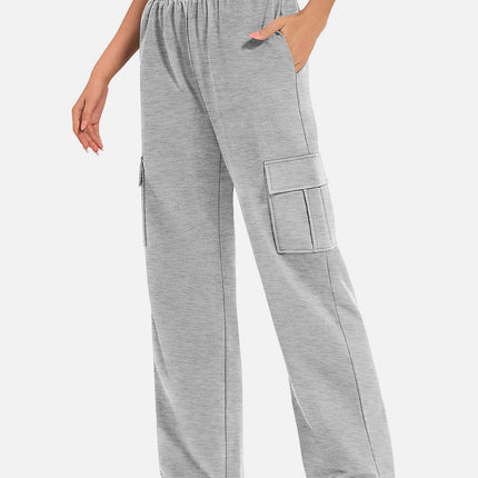 Pocketed High Waist Pants